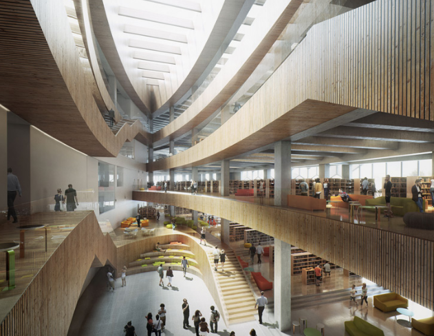 圖書館建筑布局、可以這樣設(shè)計(jì)！